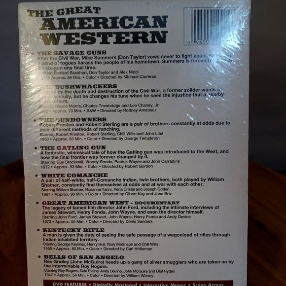 2 Set Bundle-The Great American Western and D-Day Remembered 2-DVDs Each Sealed - Picture 11 of 13
